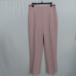 AREA STARS Blush Pink Everly Trouser Lightweight Slacks Side Zip Pants XL